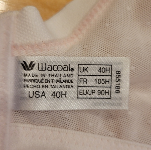 Wacoal Retro Chic Full Figure Underwire Bra Size 40H Rose Dust - Picture 11 of 11